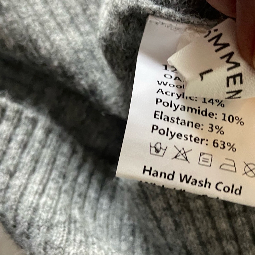 Commense wool blend short sleeve sweater - Picture 6 of 7
